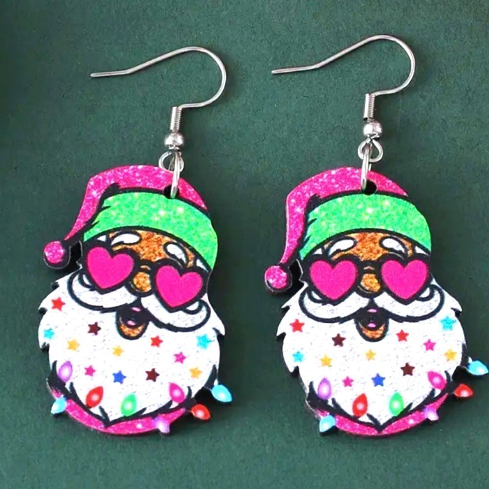 Hand Crafted Super cute festive holiday earrings